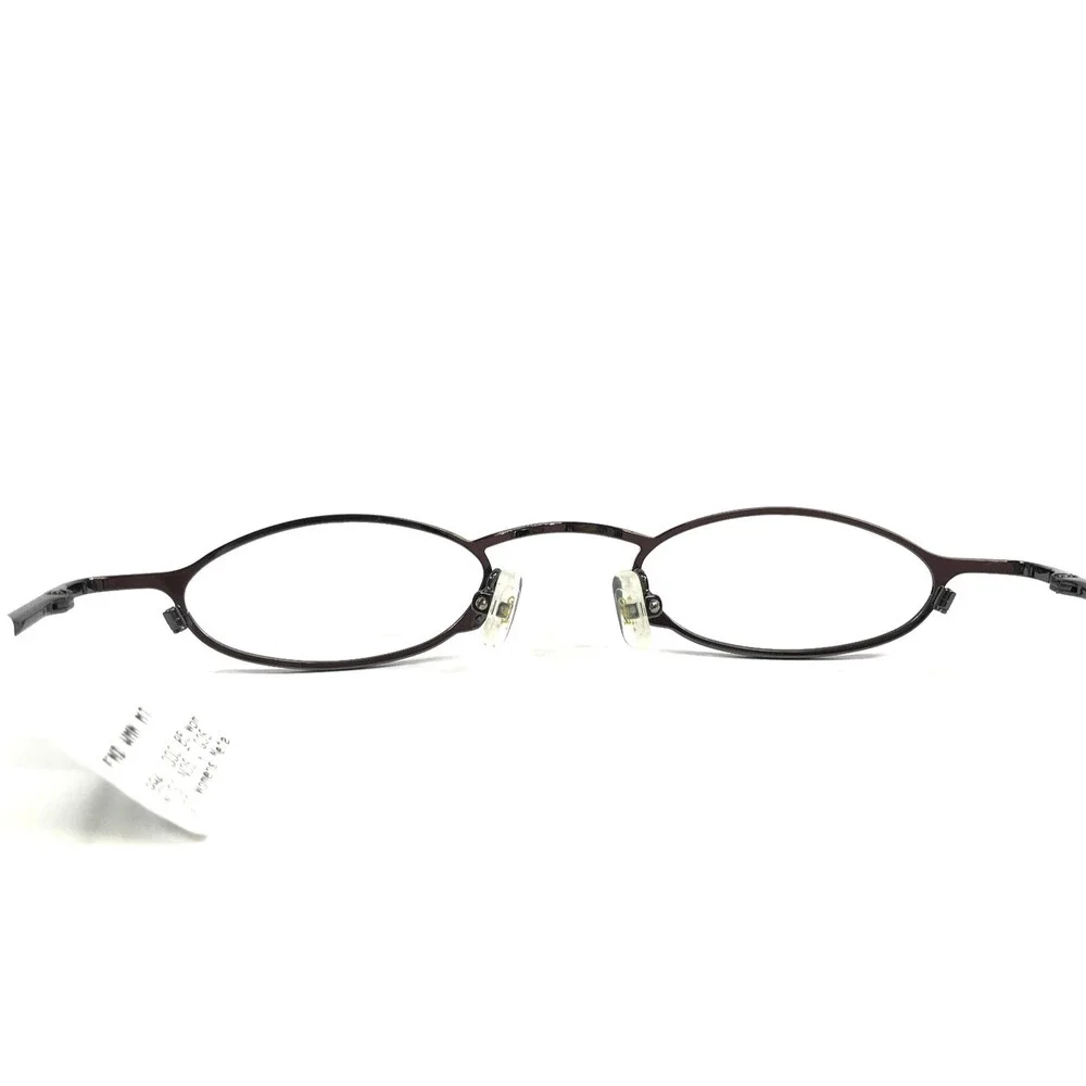 ogi Petite Eyeglasses Frames 9010 COL. 12 Gunmetal Oval Wire Rim 42-22-140
